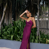 Classic Slip Dress - Wine Berry