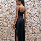 Classic Slip Dress - Black