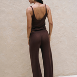 Maxie Knit Top - Brown