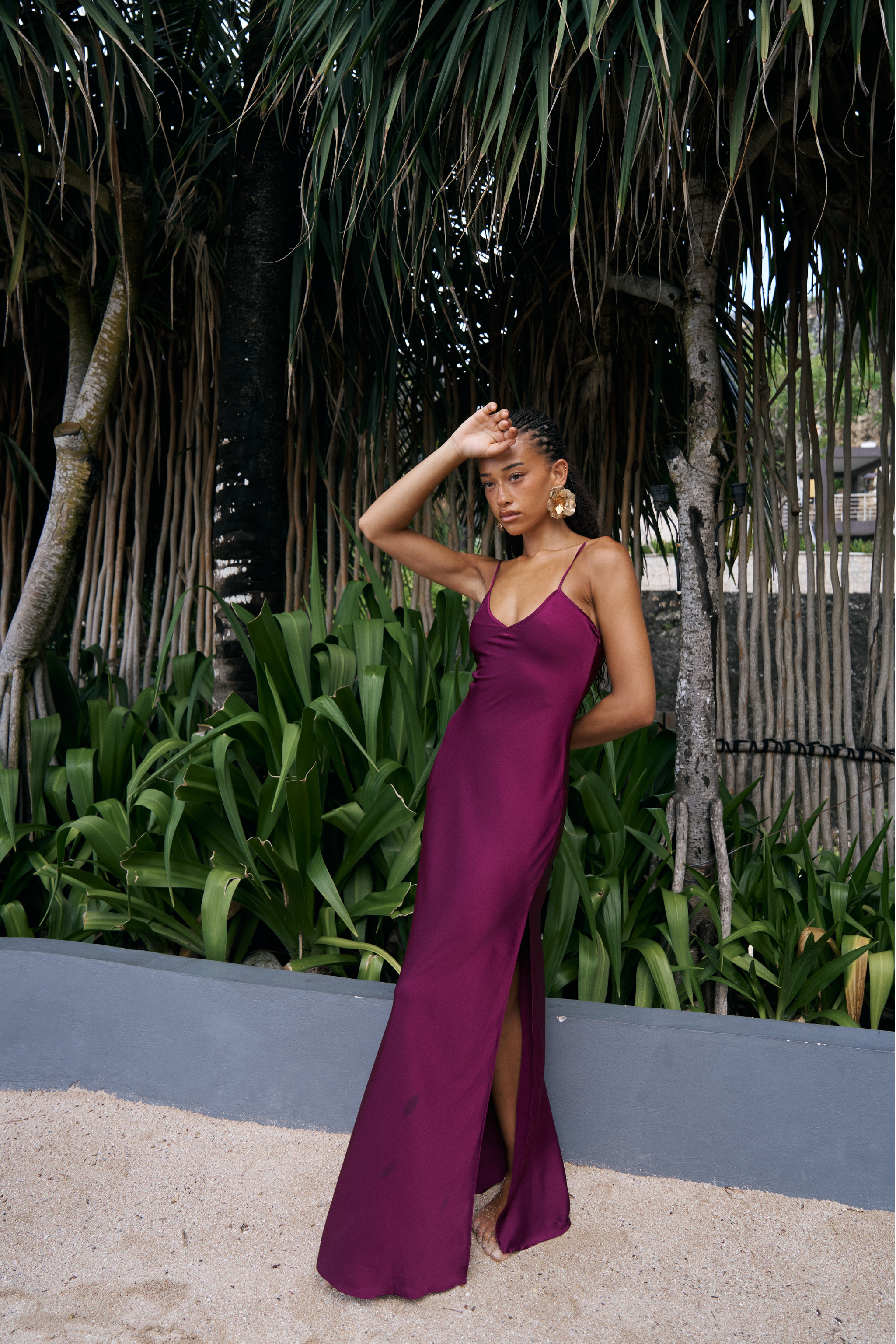 Classic Slip Dress - Wine Berry Bareneath Classic Slip Dress - Wine Berry Bareneath