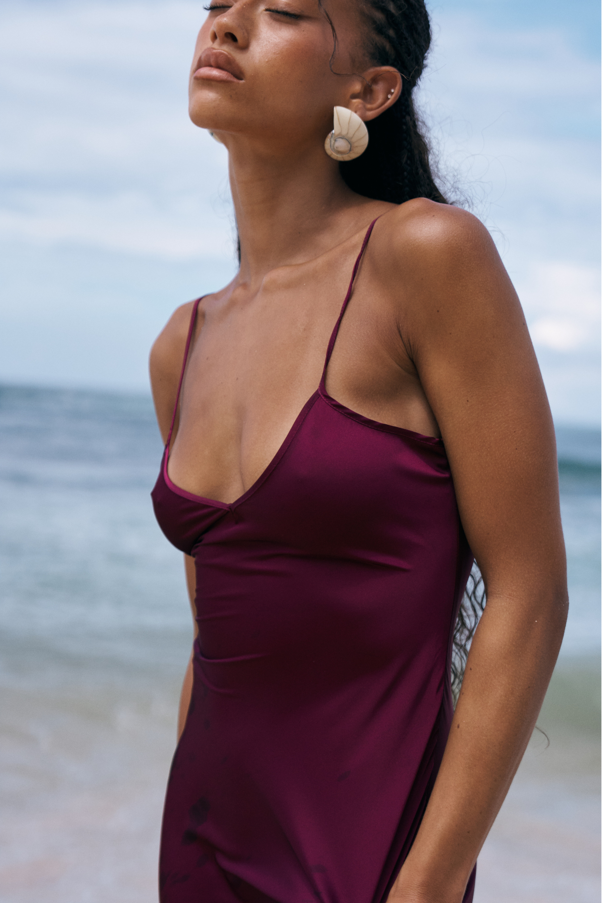 classic slip dress Stolen Stores CULT MIA X Stolen Stores CLASSIC MAXI SLIP DRESS IN GREEN